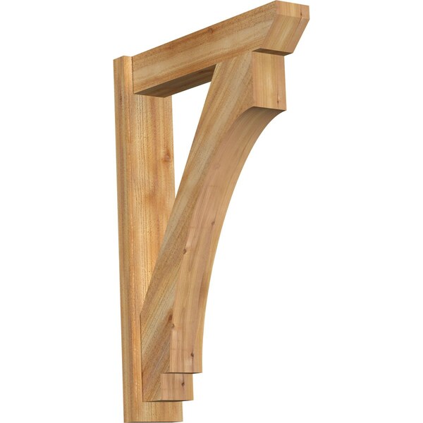 Ekena Millwork Imperial Slat Rough Sawn Outlooker, Western Red Cedar, 6"W x 26"D x 38"H OUT06X26X38IMP06RWR - main